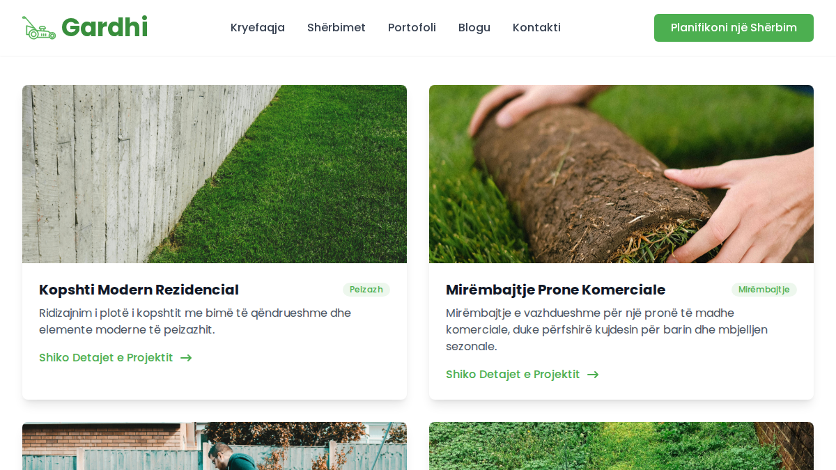 Gardhi KS - Faqe Interneti & SEO screenshot 2