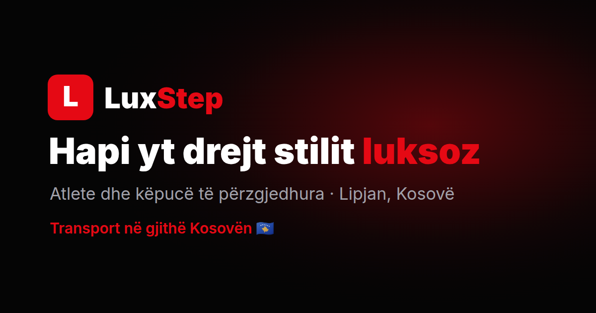 LuxStep - Luxury Sneaker Store